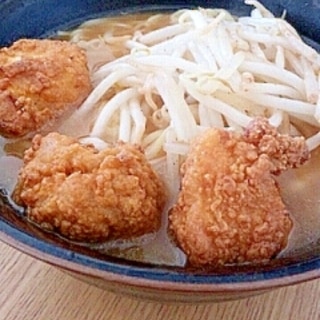 から揚げ　味噌ラーメン